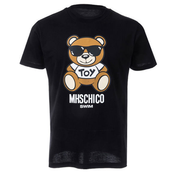 Moschino T-shirt Teddy Bear Mickey Mouse Printed T-shirt Men And Women