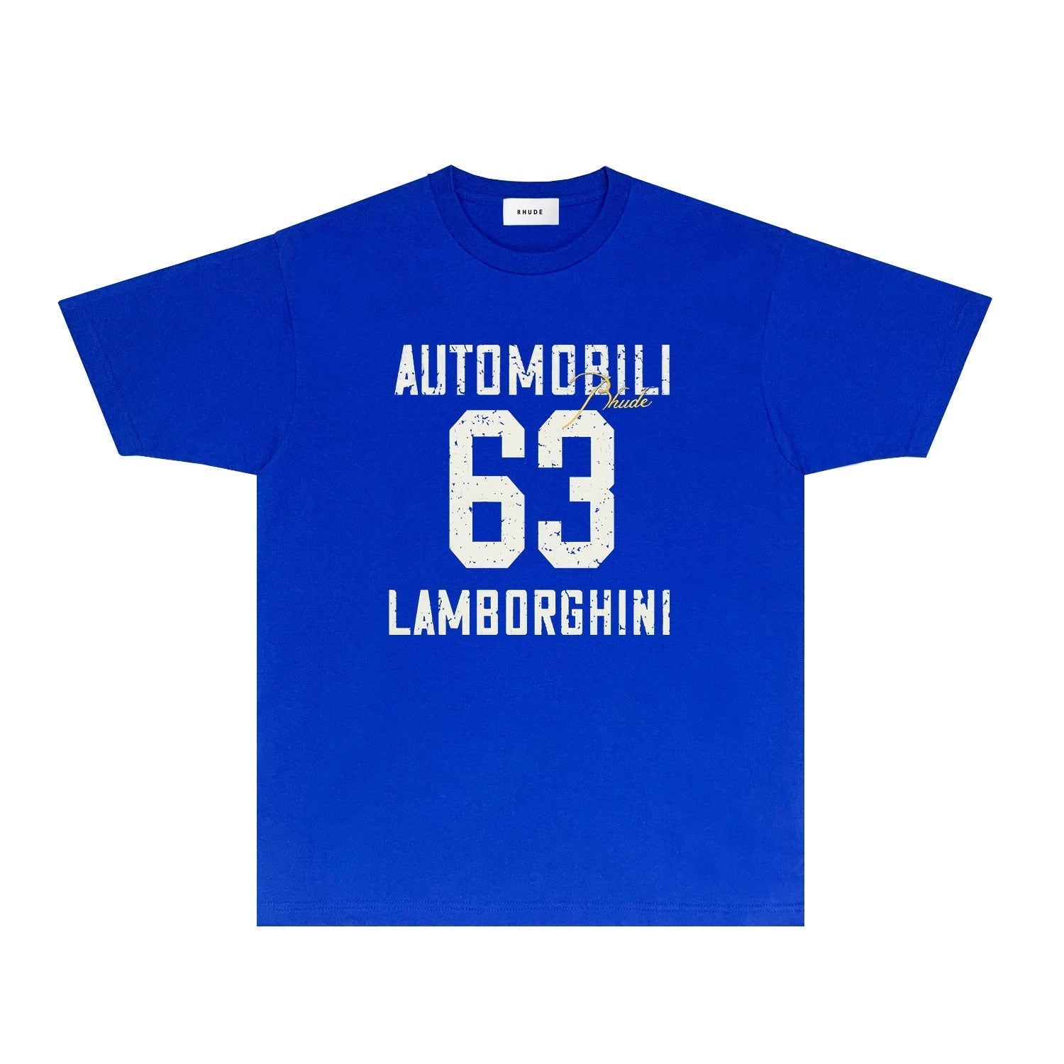 Rhude T-shirts Printed Trendy Pure Cotton